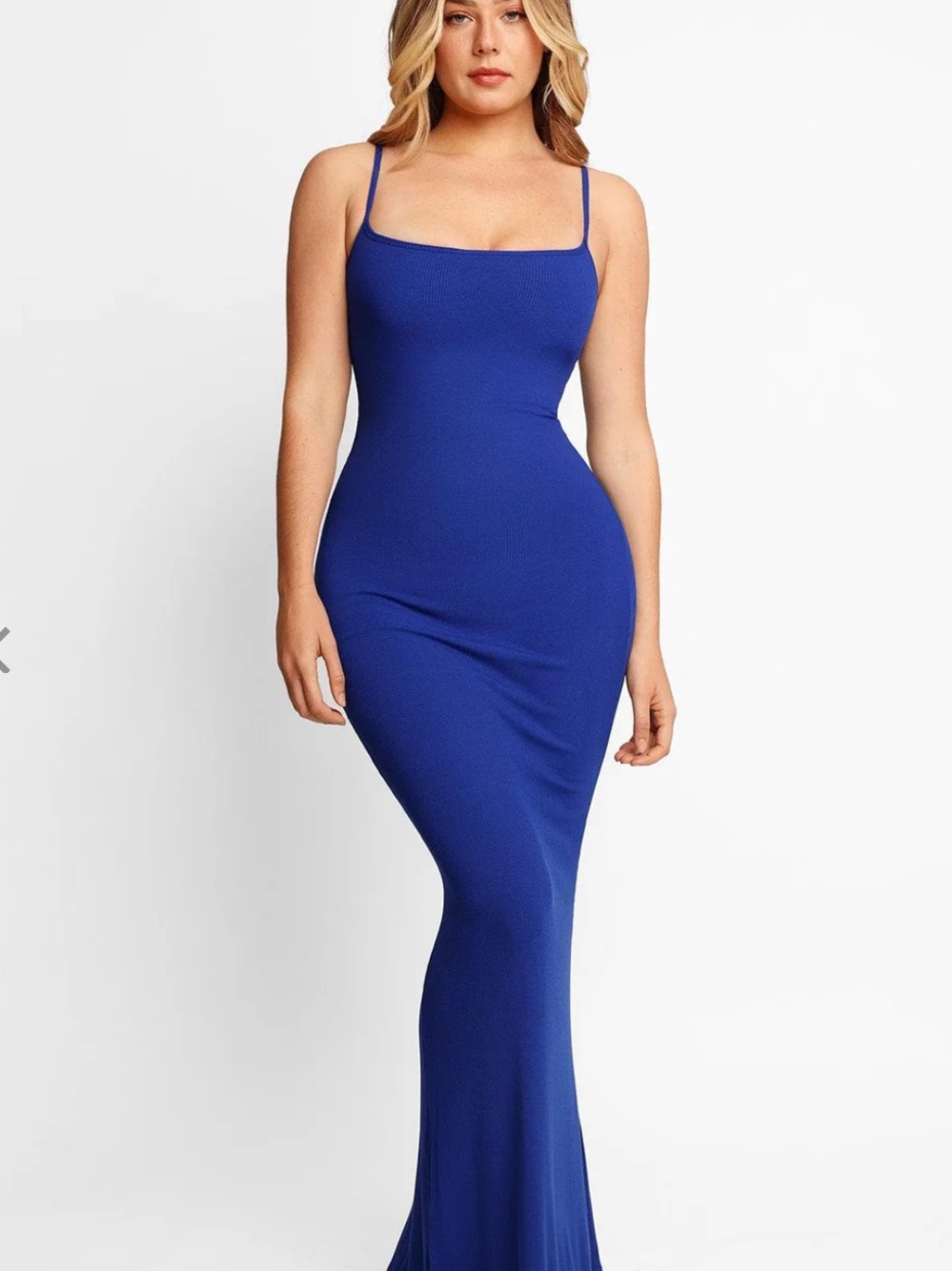 Popilush Shapewear Soft Modal Sculpting Dress in blue size XL  NWT